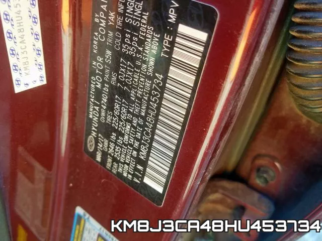 KM8J3CA48HU453734
