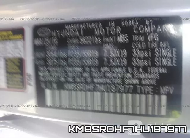 KM8SRDHF7HU187977