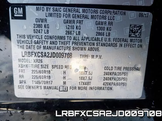 LRBFXCSA2JD009708