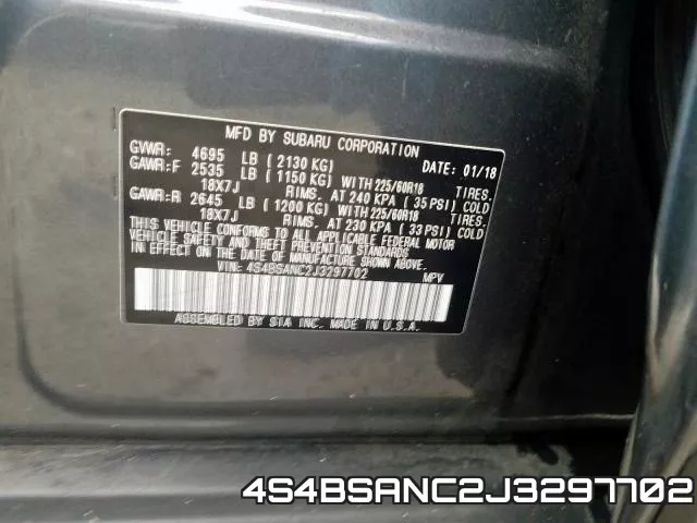 4S4BSANC2J3297702