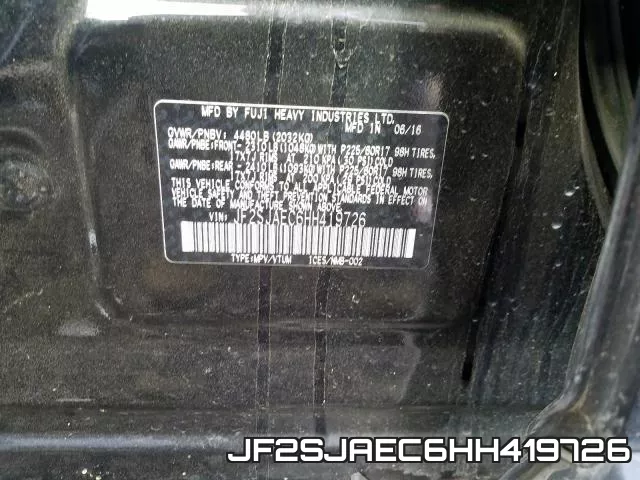 JF2SJAEC6HH419726