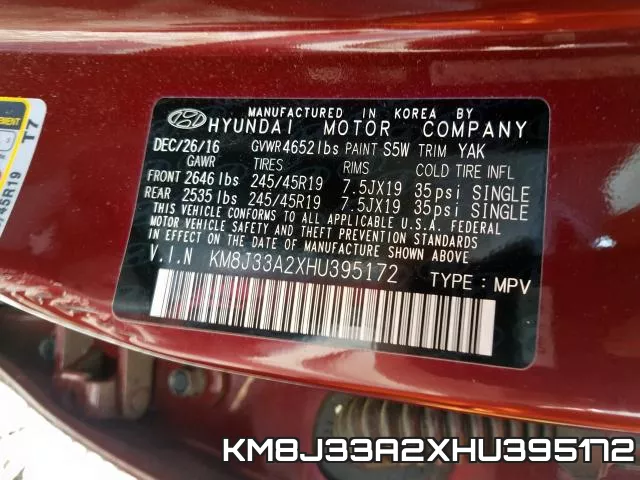 KM8J33A2XHU395172