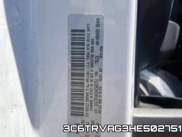 3C6TRVAG3HE502751