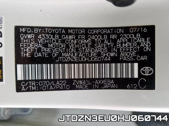 JTDZN3EU0HJ060744