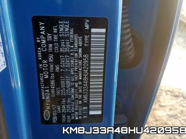 KM8J33A48HU420958