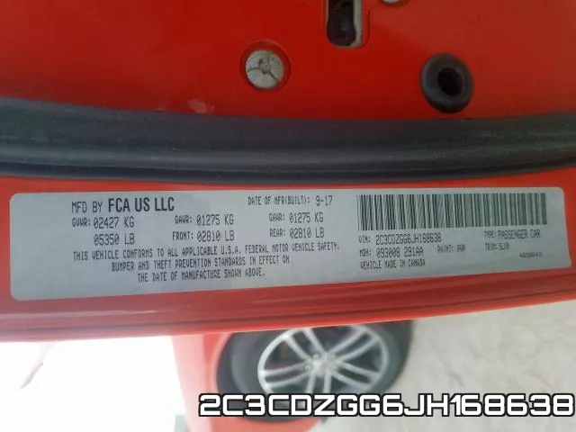 2C3CDZGG6JH168638