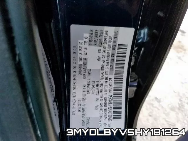 3MYDLBYV5HY181264
