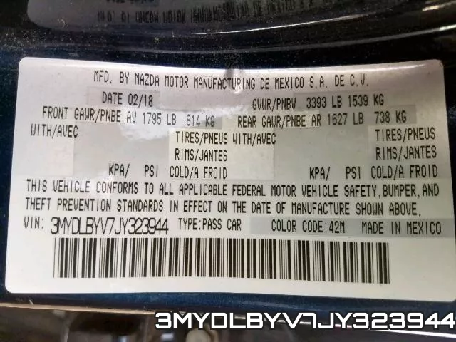 3MYDLBYV7JY323944