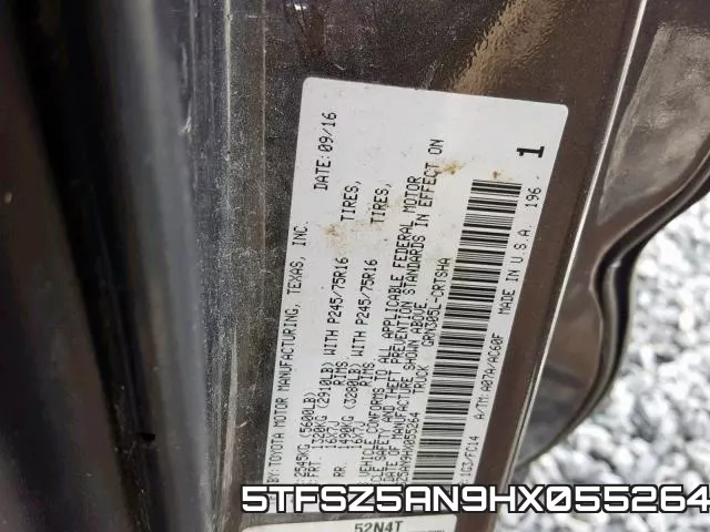 5TFSZ5AN9HX055264