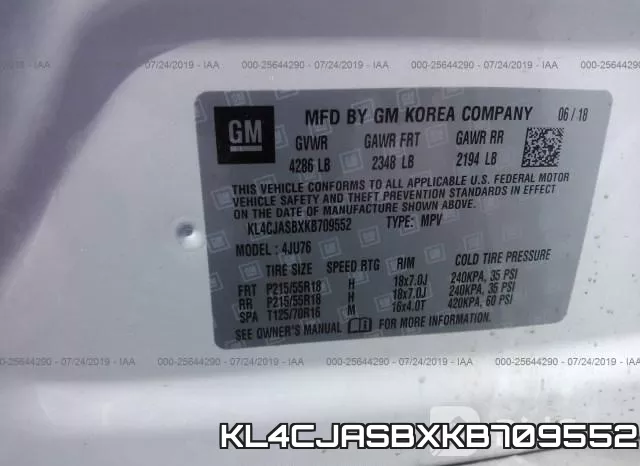 KL4CJASBXKB709552