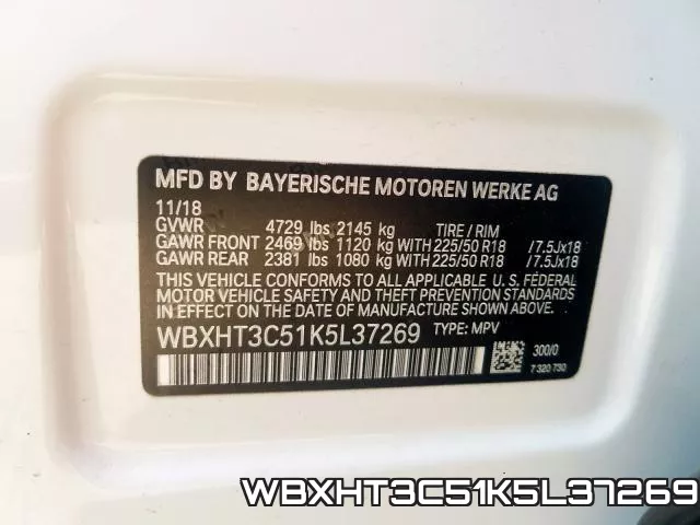 WBXHT3C51K5L37269