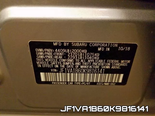 JF1VA1B60K9816141