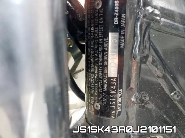 JS1SK43A0J2101151