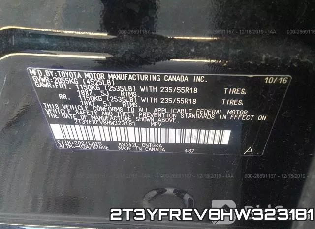 2T3YFREV8HW323181