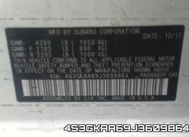 4S3GKAA69J3609864