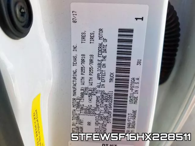 5TFEW5F16HX228511