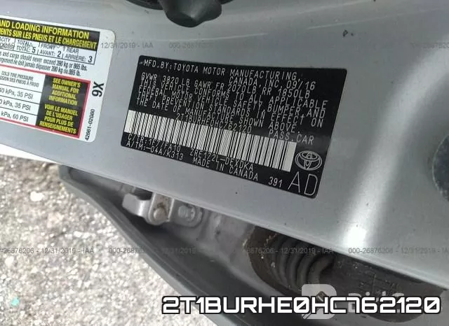 2T1BURHE0HC762120