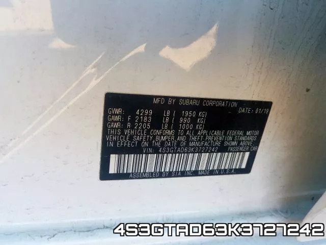 4S3GTAD63K3727242
