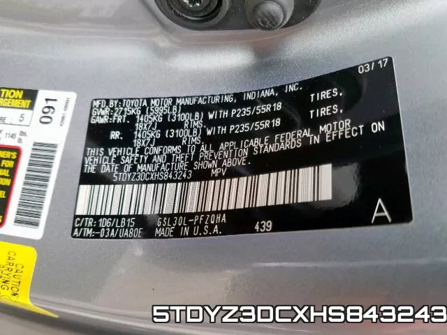 5TDYZ3DCXHS843243