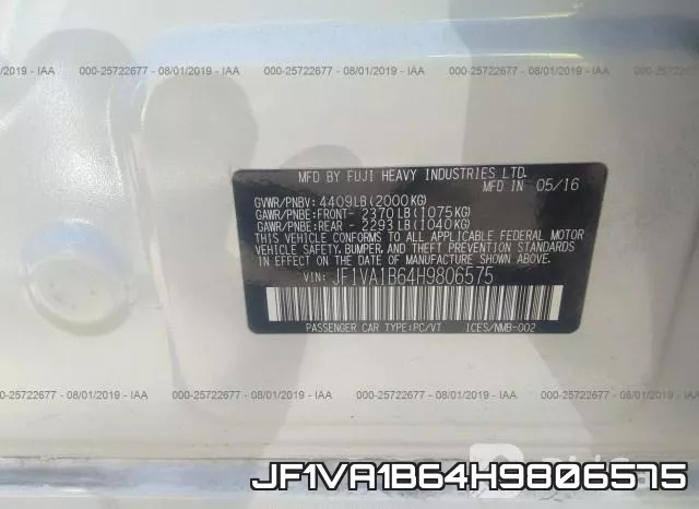 JF1VA1B64H9806575