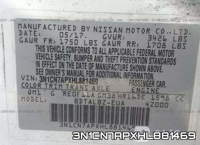 3N1CN7APXHL881469