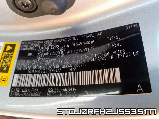 5TDJZRFH2JS535177