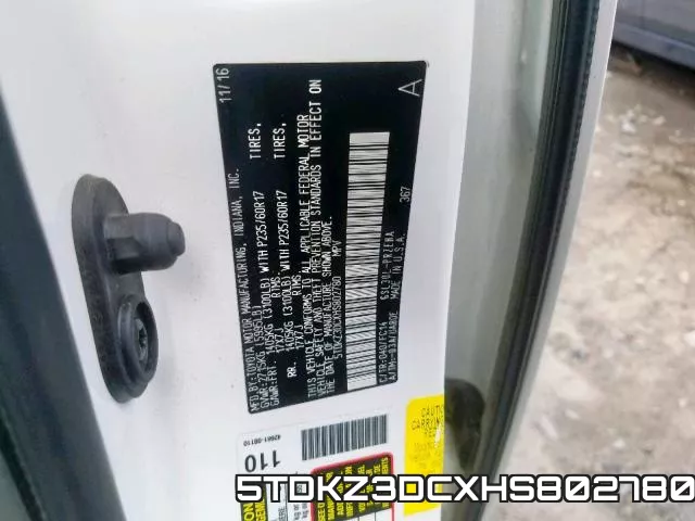 5TDKZ3DCXHS802780