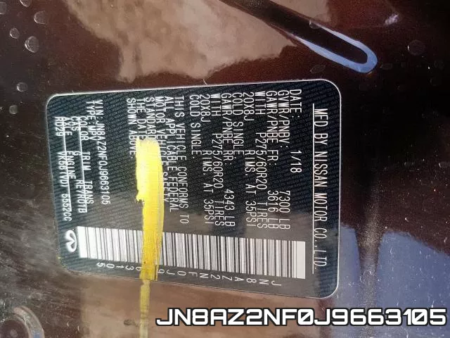 JN8AZ2NF0J9663105