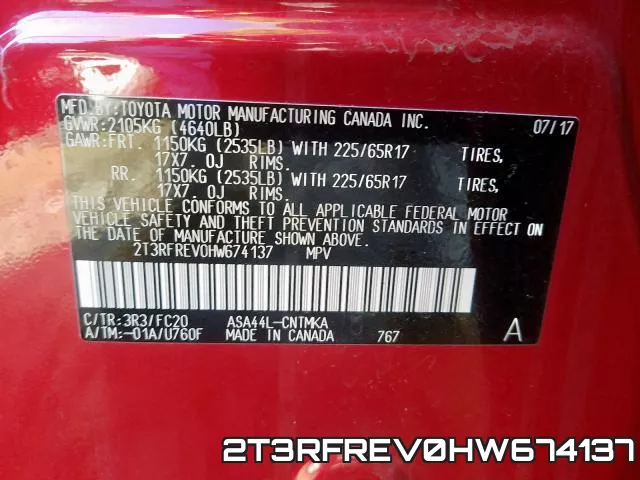 2T3RFREV0HW674137