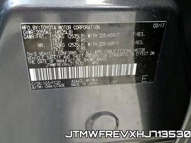 JTMWFREVXHJ713530