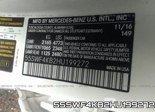 55SWF4KB2HU199272