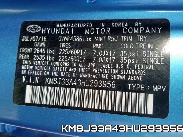 KM8J33A43HU293956