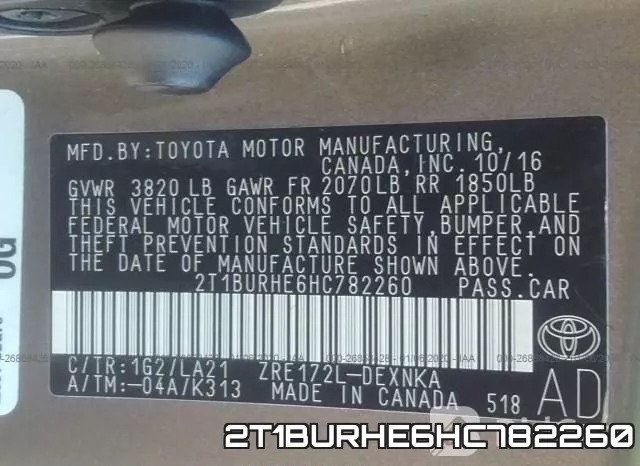 2T1BURHE6HC782260