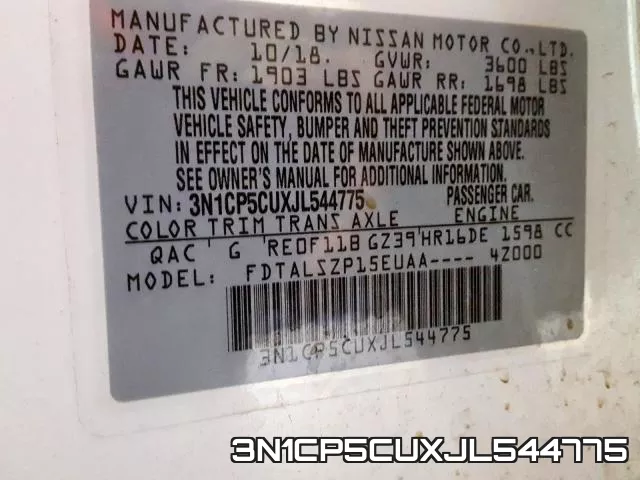 3N1CP5CUXJL544775