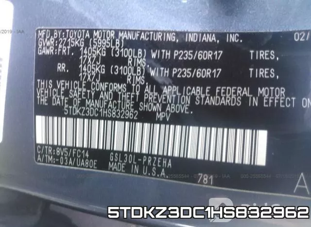 5TDKZ3DC1HS832962