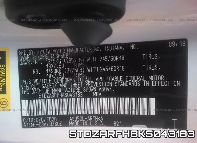 5TDZARFH8KS043183