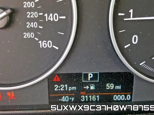 5UXWX9C37H0W78755
