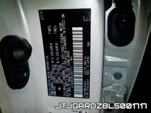 JTJGARDZ8L5001717