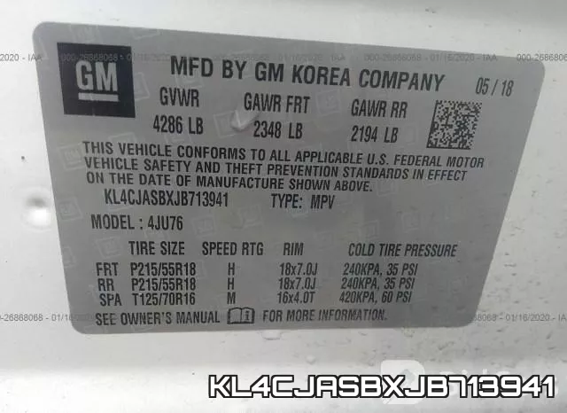 KL4CJASBXJB713941
