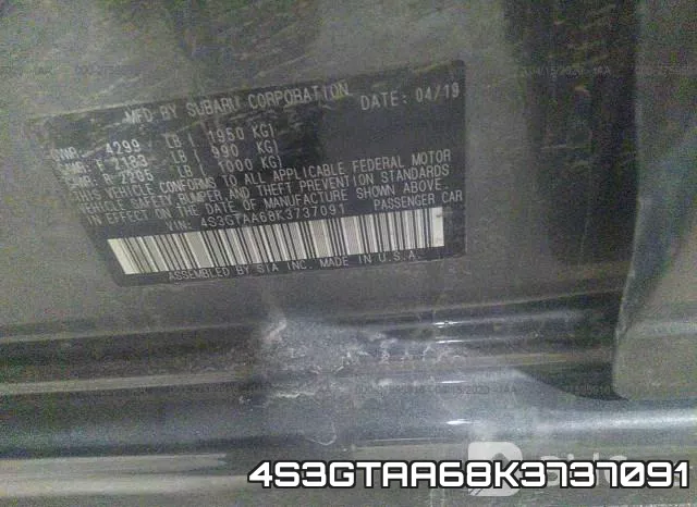 4S3GTAA68K3737091