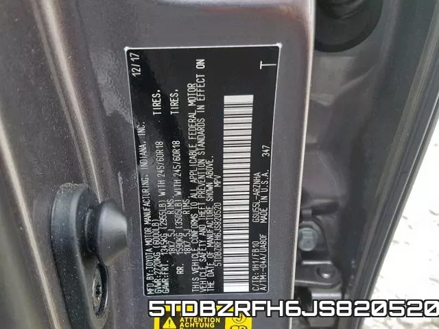 5TDBZRFH6JS820520