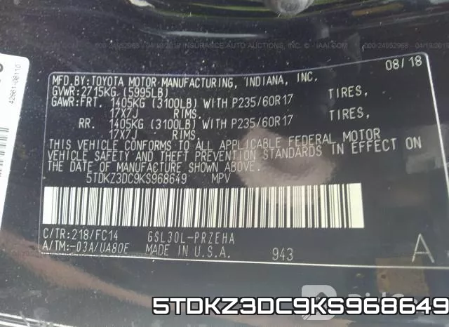 5TDKZ3DC9KS968649