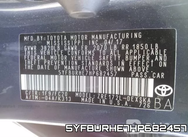 5YFBURHE7HP682457