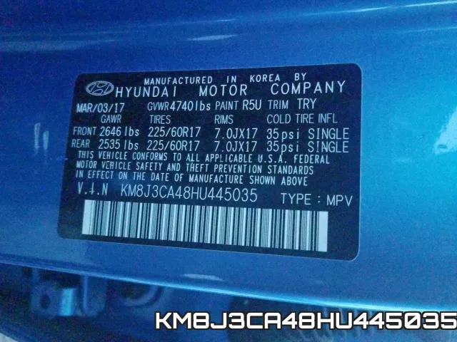 KM8J3CA48HU445035