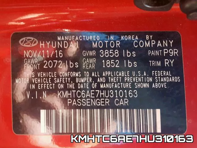 KMHTC6AE7HU310163