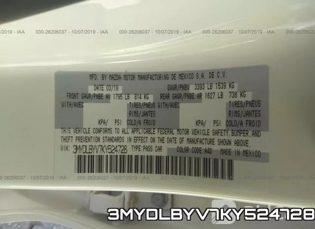 3MYDLBYV7KY524728