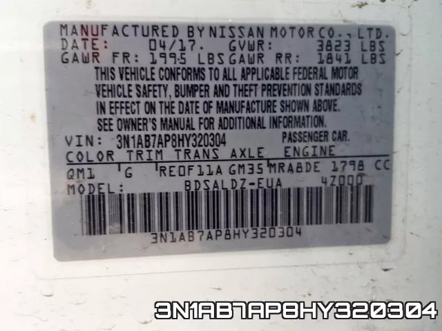 3N1AB7AP8HY320304