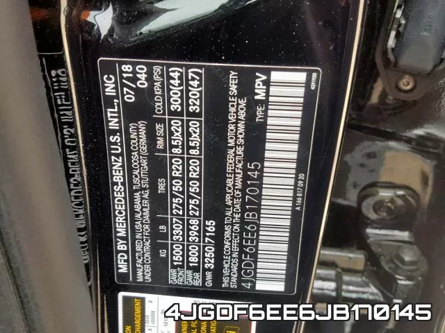 4JGDF6EE6JB170145