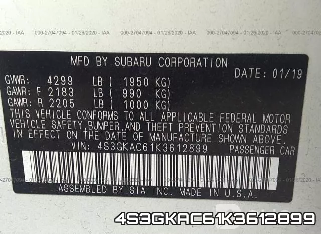 4S3GKAC61K3612899