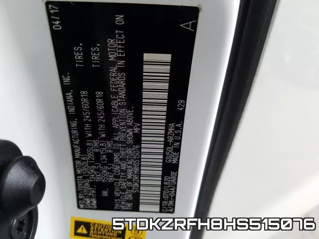 5TDKZRFH8HS515076